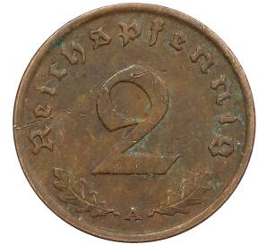 2 рейхспфеннига 1937 года A Германия — Фото №2