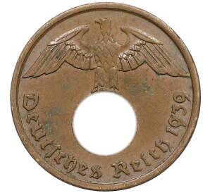 2 рейхспфеннига 1939 года A Германия — Фото №1