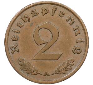 2 рейхспфеннига 1939 года A Германия — Фото №2