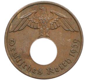 2 рейхспфеннига 1939 года J Германия — Фото №1