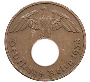 2 рейхспфеннига 1938 года G Германия — Фото №1
