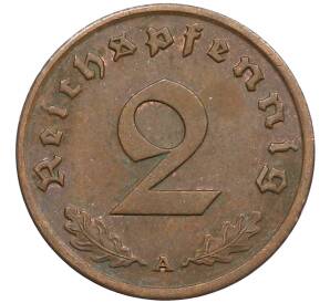 2 рейхспфеннига 1938 года A Германия — Фото №2