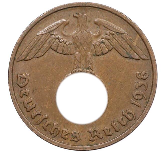 Монета 2 рейхспфеннига 1938 года G Германия (Артикул: K10-4635) — Фото №1
