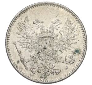 50 пенни 1917 года Русская Финляндия — Орел без корон (Временное правительство) — Фото №2