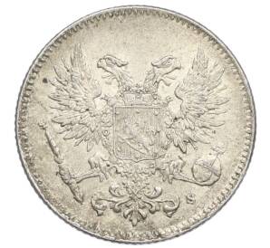 50 пенни 1917 года Русская Финляндия — Орел без корон (Временное правительство) — Фото №2