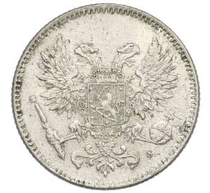 50 пенни 1917 года Русская Финляндия — Орел без корон (Временное правительство) — Фото №2