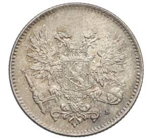 50 пенни 1917 года Русская Финляндия — Орел без корон (Временное правительство) — Фото №2