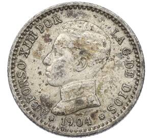 50 сентимо 1904 года Испания