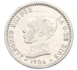 50 сентимо 1904 года Испания — Фото №1