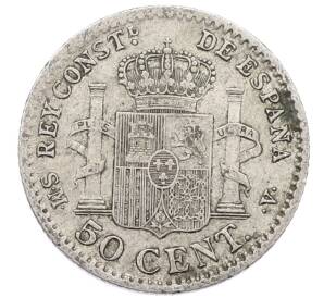 50 сентимо 1904 года Испания — Фото №2