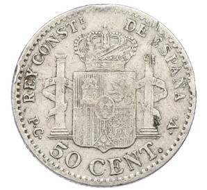 50 сентимо 1904 года Испания — Фото №2