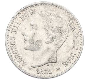 50 сентимо 1881 года Испания — Фото №1