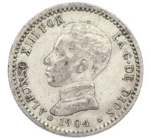 50 сентимо 1904 года Испания — Фото №1