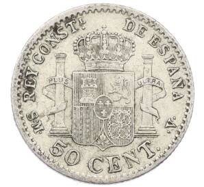 50 сентимо 1904 года Испания — Фото №2