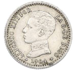 50 сентимо 1904 года Испания — Фото №1