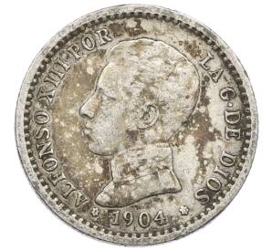 50 сентимо 1904 года Испания — Фото №1