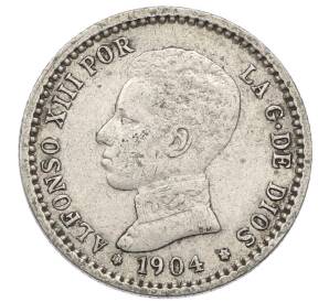 50 сентимо 1904 года Испания — Фото №1