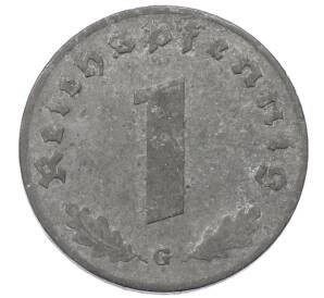 1 рейхспфенниг 1942 года G Германия — Фото №2