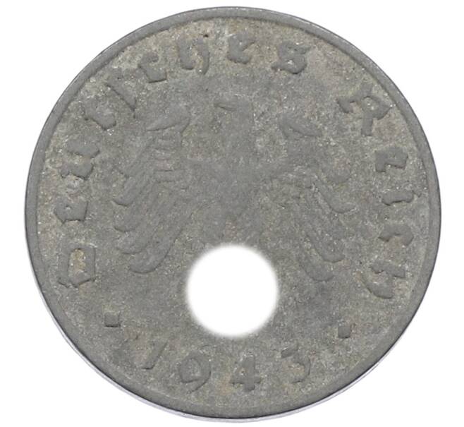 Монета 1 рейхспфенниг 1943 года G Германия (Артикул: K10-4735) — Фото №1