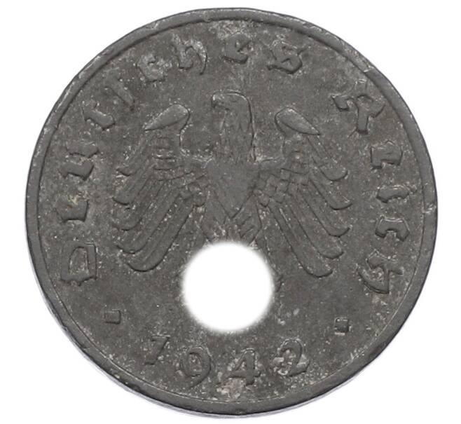 Монета 1 рейхспфенниг 1942 года A Германия (Артикул: K10-4736) — Фото №1