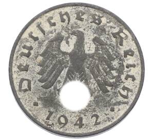 1 рейхспфенниг 1942 года B Германия — Фото №1