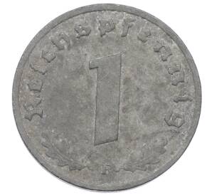 1 рейхспфенниг 1943 года F Германия — Фото №2