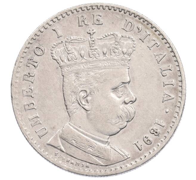 Монета 1 лира 1891 года Итальянская Эритрея (Артикул: K10-4896) — Фото №1