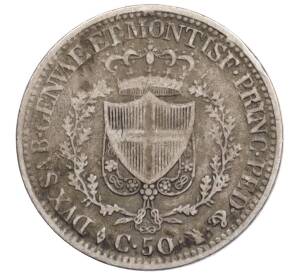 50 чентезимо 1826 года Сардиния — Фото №2