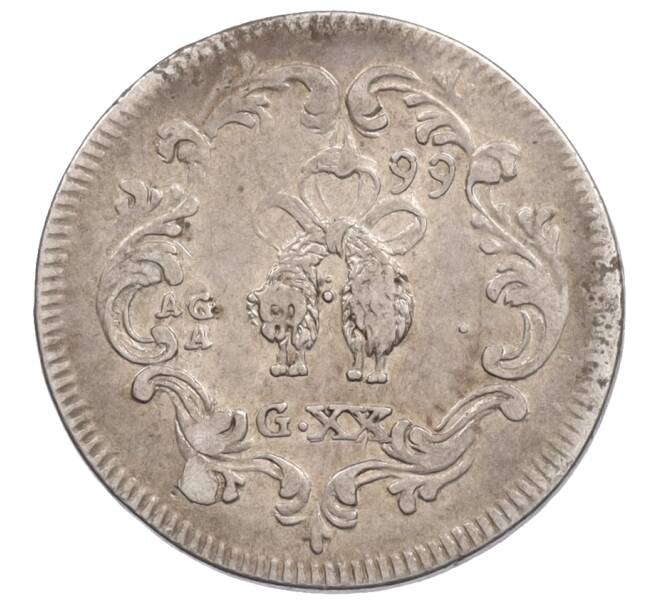 Монета 1 тари 1699 года Неаполь (Артикул: K10-4903) — Фото №2