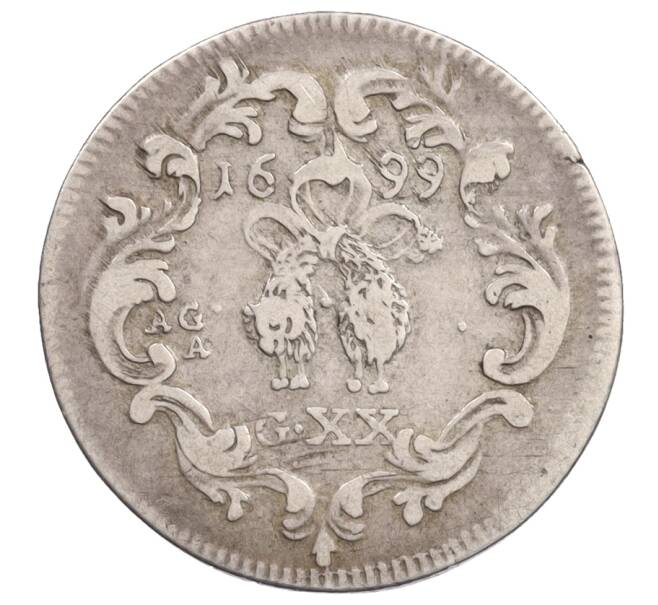 Монета 1 тари 1699 года Неаполь (Артикул: K10-4904) — Фото №2