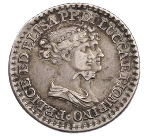 1 франк 1808 года Лукка и Пьомбиньо — Фото №1