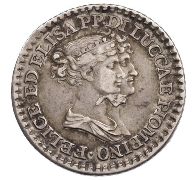 Монета 1 франк 1808 года Лукка и Пьомбиньо (Артикул: K10-4908) — Фото №1