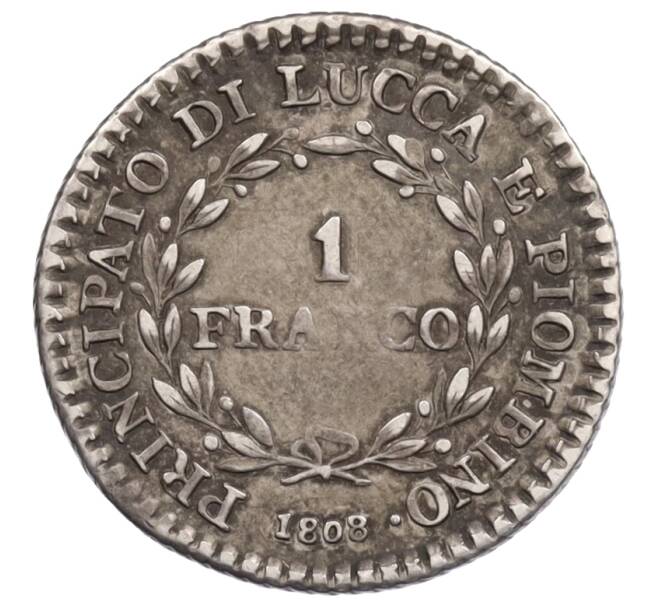 Монета 1 франк 1808 года Лукка и Пьомбиньо (Артикул: K10-4908) — Фото №2