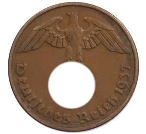 2 рейхспфеннига 1937 года A Германия — Фото №1