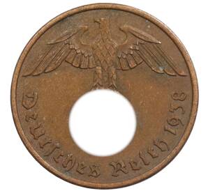 2 рейхспфеннига 1938 года A Германия — Фото №1