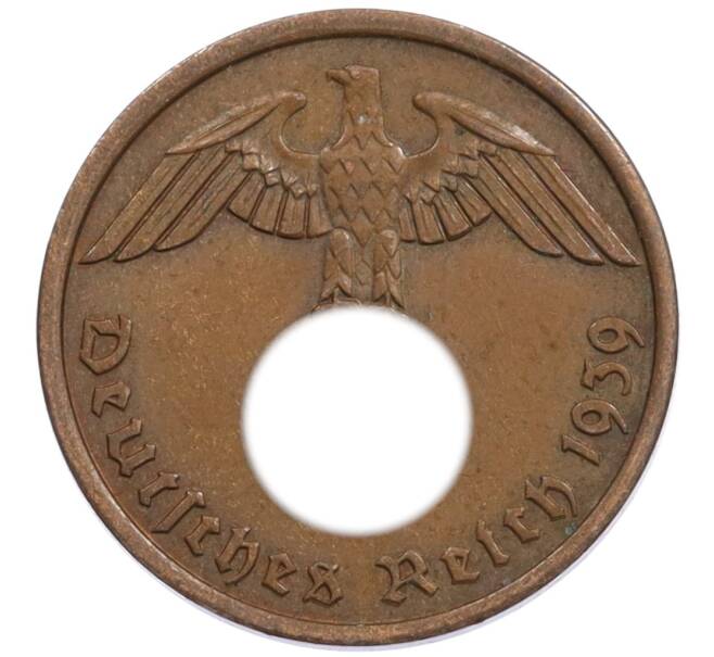 Монета 2 рейхспфеннига 1939 года A Германия (Артикул: K10-4926) — Фото №1