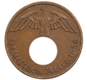 2 рейхспфеннига 1938 года A Германия — Фото №1