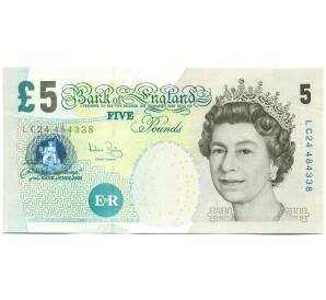 5 фунтов 2004 года Великобритания (Банк Англии) — Фото №1