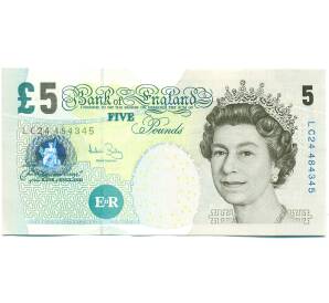 5 фунтов 2004 года Великобритания (Банк Англии) — Фото №1