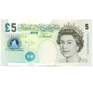 5 фунтов 2004 года Великобритания (Банк Англии) — Фото №1