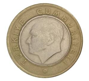 1 лира 2011 года Турция — Фото №2