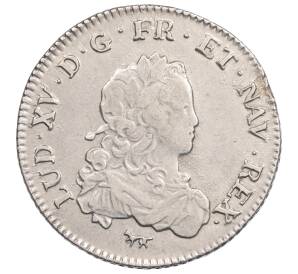 1/3 экю 1721 года Франция — Фото №1