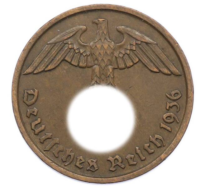 Монета 2 рейхспфеннига 1936 года D Германия (Артикул: K10-5096) — Фото №1