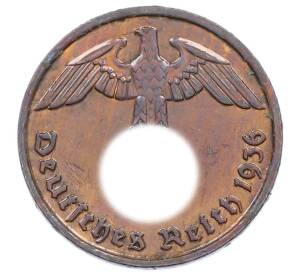 2 рейхспфеннига 1936 года D Германия — Фото №1