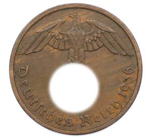 2 рейхспфеннига 1936 года D Германия — Фото №1