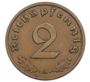 2 рейхспфеннига 1936 года A Германия — Фото №2