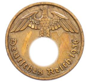 2 рейхспфеннига 1936 года D Германия — Фото №1