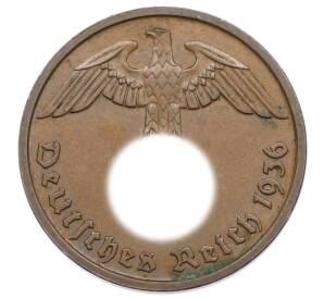 2 рейхспфеннига 1936 года D Германия — Фото №1