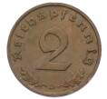 Монета 2 рейхспфеннига 1936 года D Германия (Артикул: K10-5108) — Фото №2