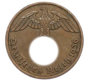 2 рейхспфеннига 1936 года D Германия — Фото №1